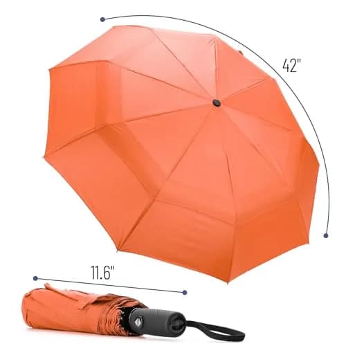 Mr. Pen Windproof Travel Umbrella | 42-inch Canopy, Auto Open & Close, Fiberglass Ribs thumbnail 2