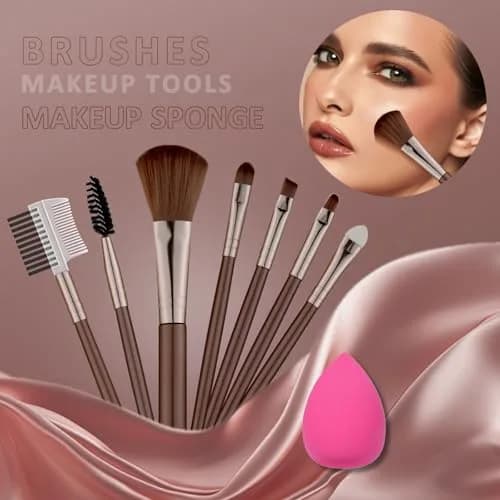 MONRUEVT All-in-One Makeup Kit for Women & Teens | 16-Piece Full Face Cosmetic Set with Brushes thumbnail 7