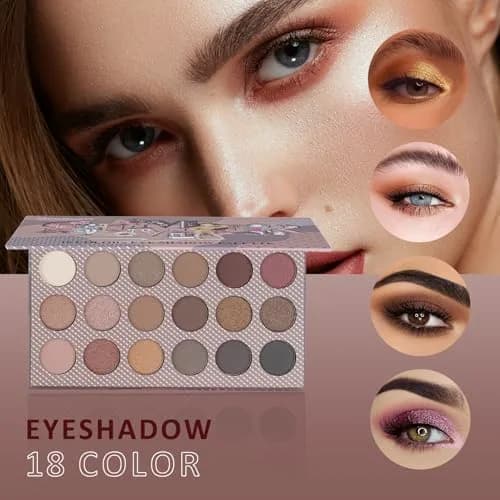 MONRUEVT All-in-One Makeup Kit for Women & Teens | 16-Piece Full Face Cosmetic Set with Brushes thumbnail 3