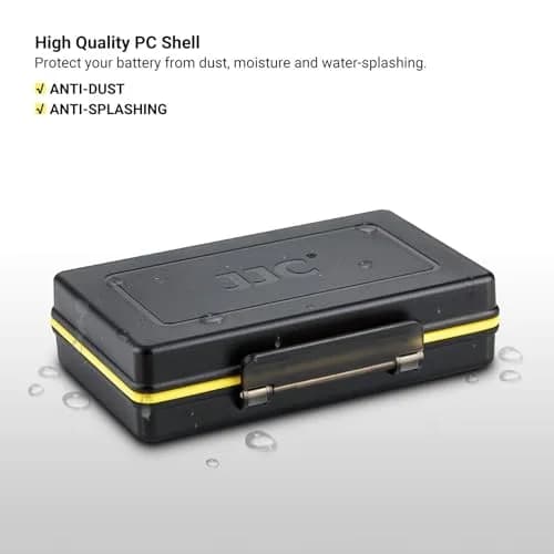 JJC Camera Battery Memory Card Case Water-Resistant & Shockproof | Organizer for Canon Nikon Sony Fujifilm Olympus thumbnail 3