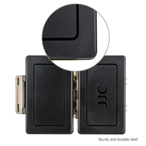 JJC LP-E6 LP-E6N LP-E6NH Battery SD Card Case Holder for 6 SD 2 Battery Water-Resistant Camera Storage (15.99 USD) thumbnail 4