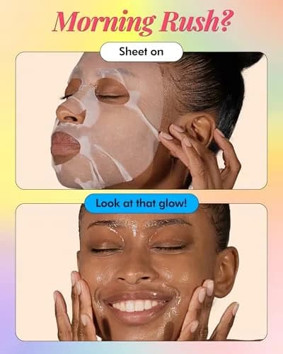 DERMAL 32 Combo Pack Korean Facial Sheet Masks | Hydrating, Brightening, Elasticizing for All Skin Types thumbnail 5