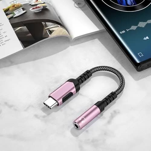iMangoo USB C to 3.5mm Headphone Adapter | High-Quality DAC, Compact & Durable (≤120 chars) thumbnail 5
