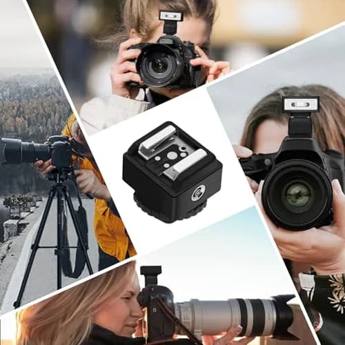 MEDALight Hot Shoe Adapter with PC Port | Compatible with Camera Flashes & Studio Lights thumbnail 6