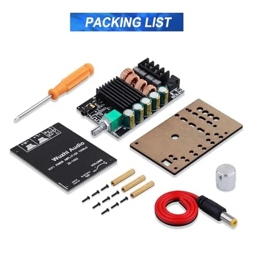 ARRAROWN ZK-1002 Bluetooth 5.0 Amplifier Board 100W x 2 (200W Total) HiFi Stereo Amp Module thumbnail 8