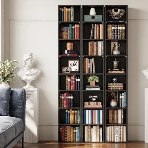 IRONCK Tall Narrow Bookshelf 8 Tiers | Compact Corner Floor Standing Storage 71 in Tall thumbnail 2