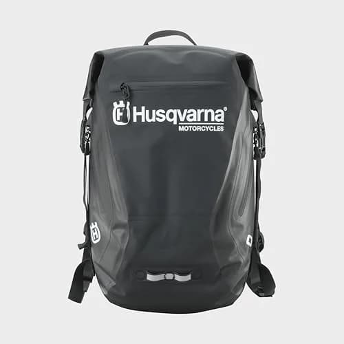 Husqvarna All Elements Waterproof Backpack | 26L Capacity, Waterproof, Fits 15" Laptop, Black thumbnail 1