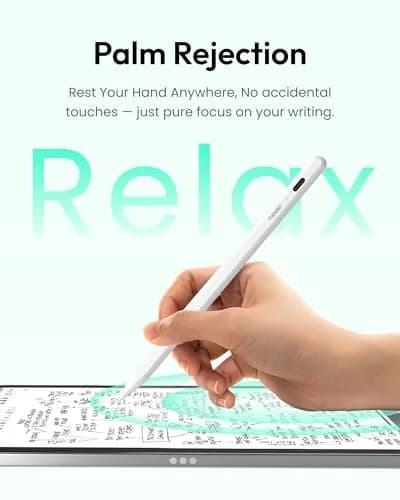 Metapen Pencil Air8 Stylus for iPad 2018-2026 | 10-Min Faster Charge, Palm Rejection, 20-Hr Battery thumbnail 7
