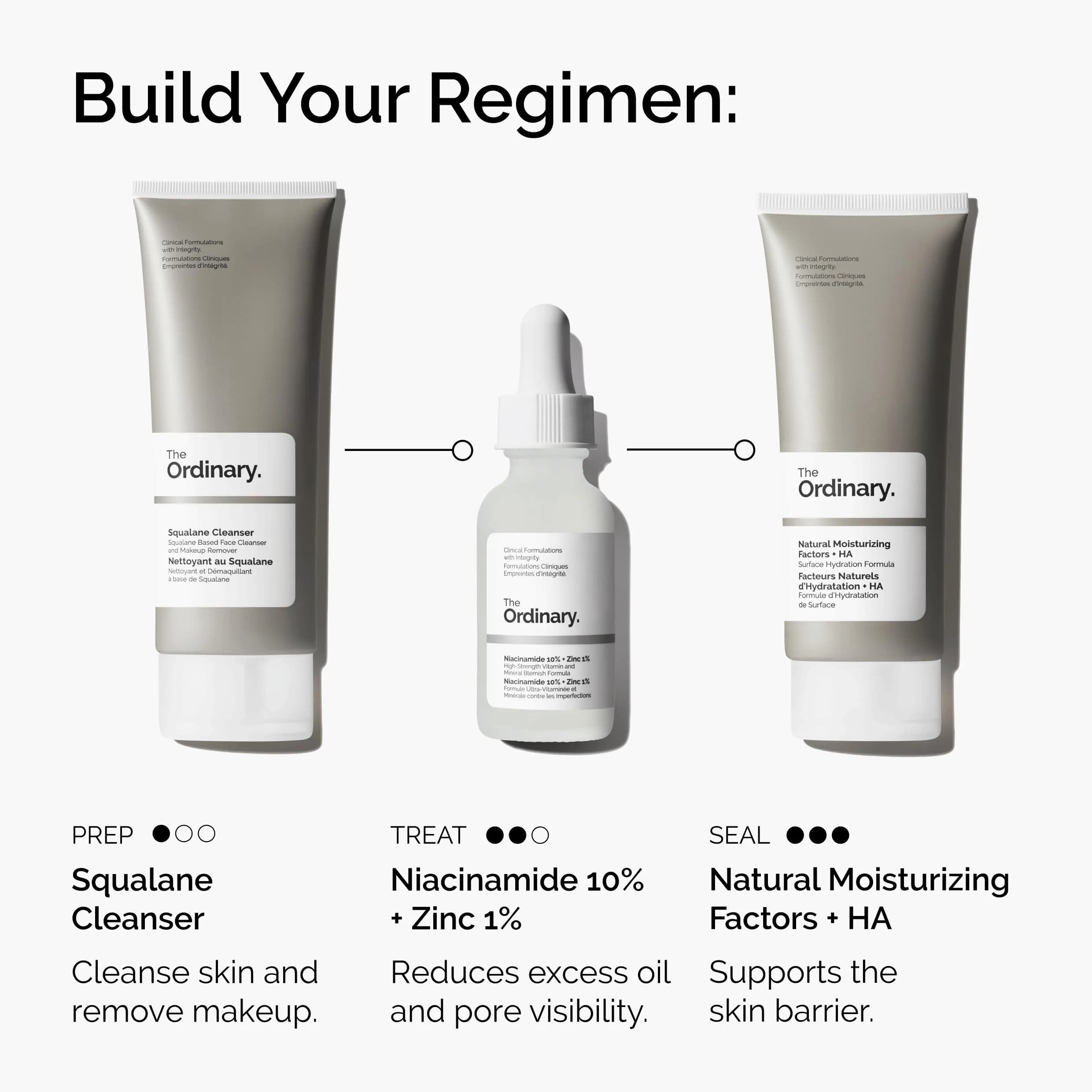 The Ordinary Niacinamide 10% + Zinc 1% Serum for Blemish-Prone Skin, 2x1 Fl Oz (59 ml) | Smoothes & Brightens - view 5