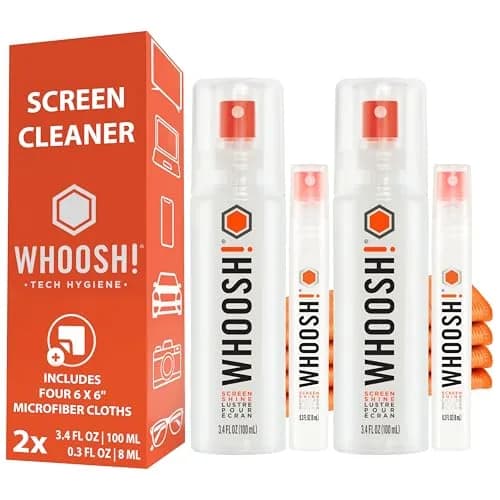 WHOOSH! Screen Shine Duo Screen Cleaner Kit 216ml (7.4 Fl Oz) | Streak-Free Electronics Cleaning thumbnail 1