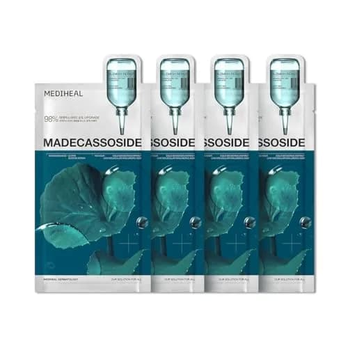 MEDIHEAL Madecassoside Essential Face Sheet Mask 24ml (0.811 Fl Oz) | Calms Redness & Evens Skin Tone thumbnail 1