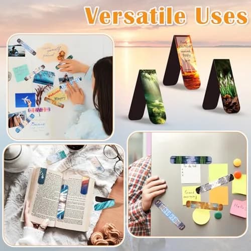 Diteryy Magnetic Bookmarks 100-Pack | Inspirational Bible & Scenery Designs, 12.4cm (4.7in) thumbnail 6