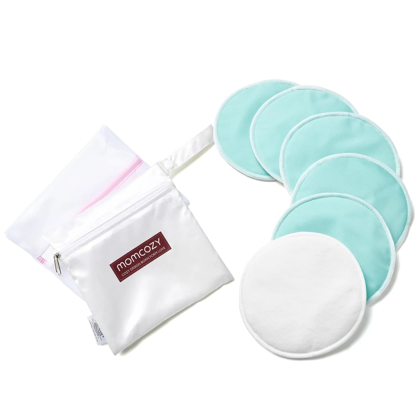 Momcozy Reusable Nursing Pads | Soft Cotton for New Mothers - main product image