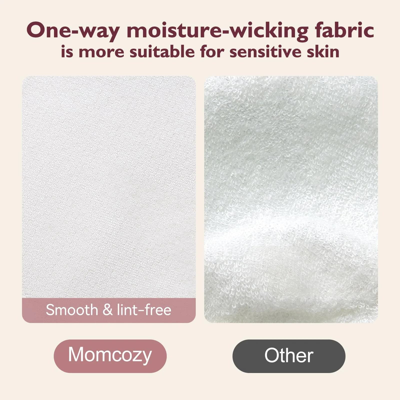 Momcozy Reusable Nursing Pads | Soft Cotton for New Mothers - view 3