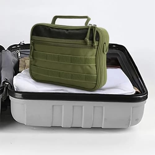 SMONT Toiletry Bag for Men 9.5x7.9x2.7 Inch | Water-Resistant Travel Organizer thumbnail 7