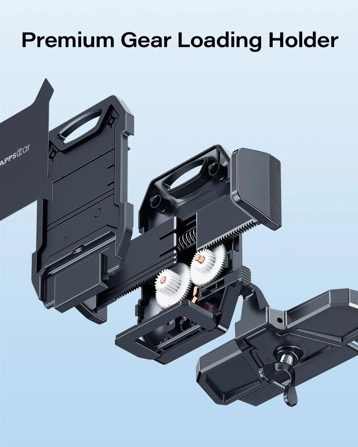 APPS2Car Sturdy CD Slot Phone Mount with Upgraded Wireless Charger 15W | One-Hand Operation, Hands-Free Car Phone Holder Compatible with iPhone 17 Pro Max Plus 16 15 14 13 12 11, Samsung S25 S24 S23 - view 6
