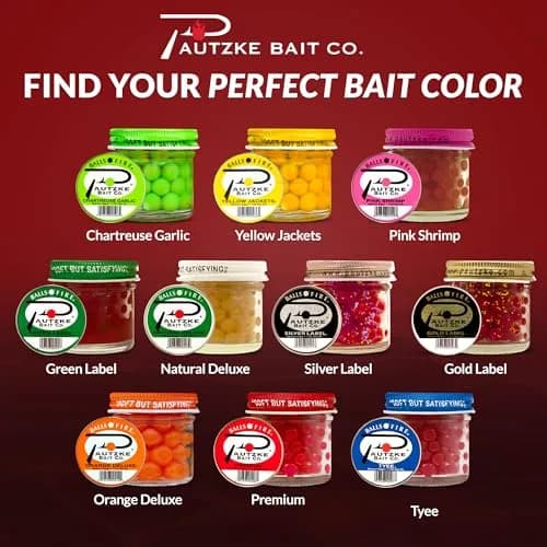 Pautzke Bait Balls O' Fire Salmon Eggs Charteuse Garlic 1 oz | Irresistible scent for trout & salmon thumbnail 8
