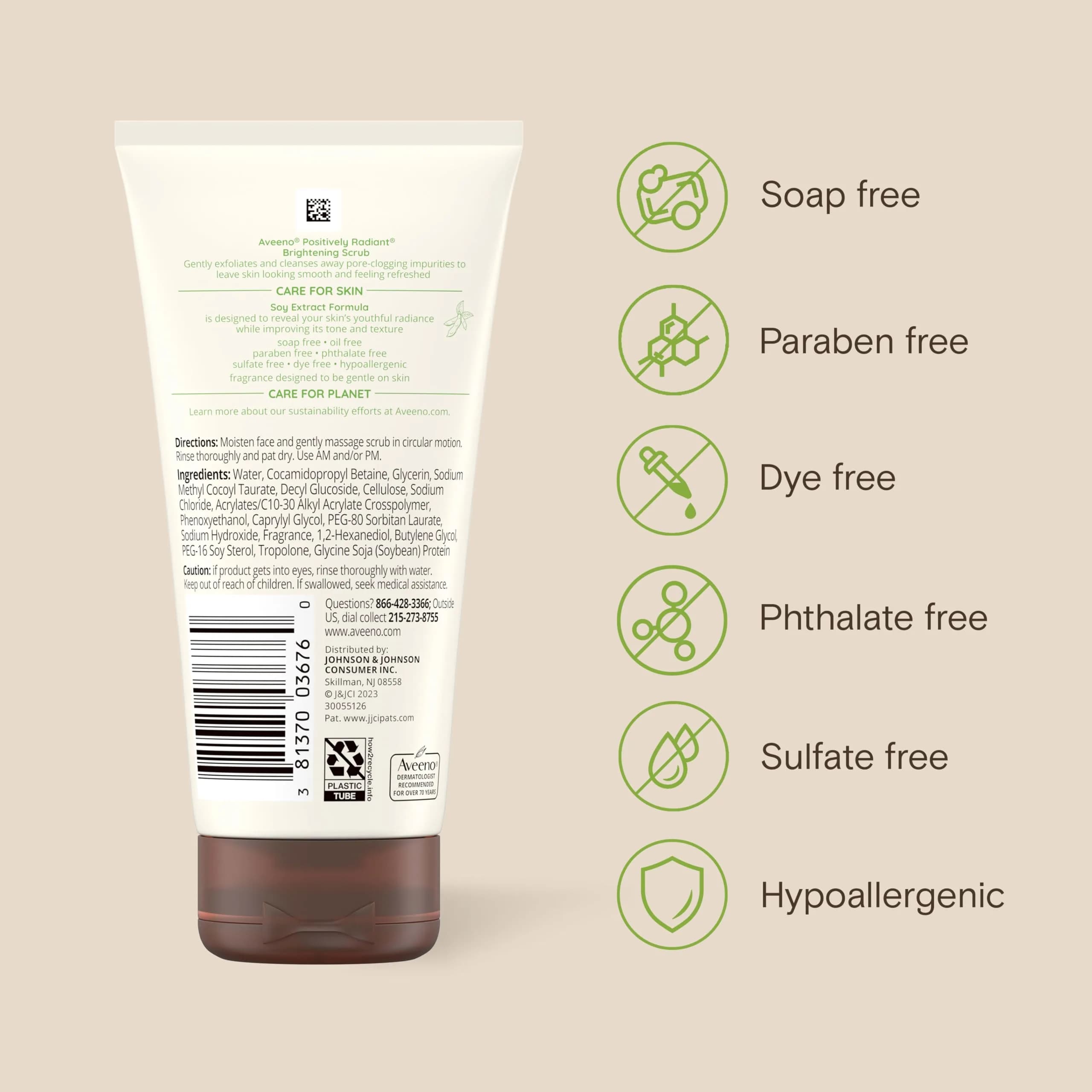 Aveeno Spa Day Gift Set with Face Scrub, Body Lotion & Hand Masks | 3-Piece Set - view 8