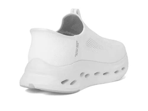 Skechers Men's Max Cushioning Glide Step Euclid Hands Free Slip-Ins Sneaker, White, 8 X-Wide | Ultra Comfort with Hands-Free Ease thumbnail 5