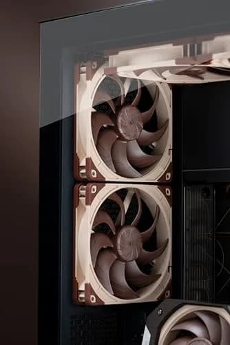 Noctua NF-A14x25 G2 PWM Sx2-PP Dual Fan Kit 140mm (2x 140x25mm) | Speed-Offset for Quieter Operation thumbnail 7