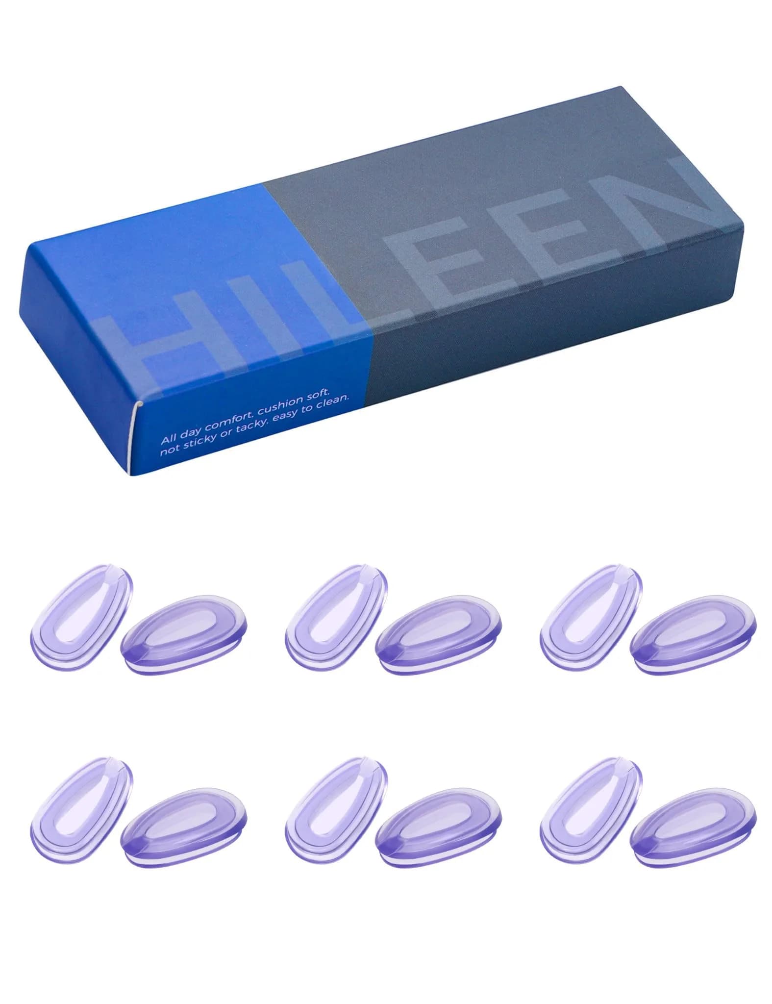 HILEEN Purple Replacement Nose Pads for Oakley Eyeglasses | 13mm x 8mm (0.51in x 0.31in) - view 6