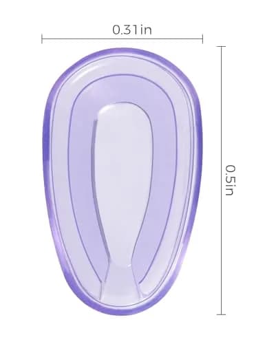 HILEEN Purple Replacement Nose Pads for Oakley Eyeglasses | 13mm x 8mm (0.51in x 0.31in) thumbnail 2