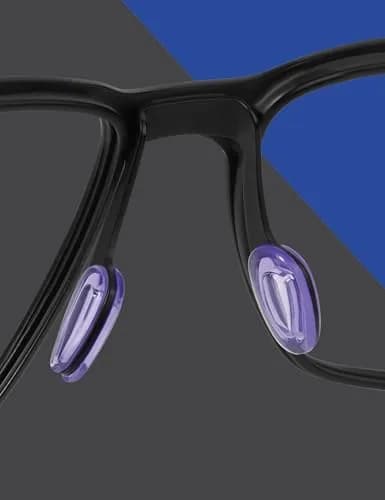 HILEEN Purple Replacement Nose Pads for Oakley Eyeglasses | 13mm x 8mm (0.51in x 0.31in) thumbnail 3