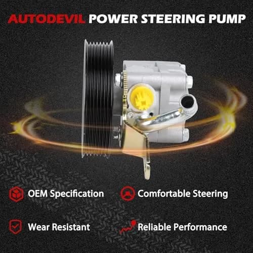 Autodevil Power Steering Pump for Nissan 370Z & Infiniti 3.7L | OE Replacement with Pulley (70-120 chars) thumbnail 5