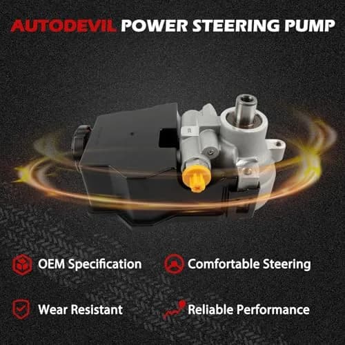 Autodevil Power Steering Pump 20-69849 | Fit for Camaro & Firebird 5.7L V8 1998-2002 | Reservoir Included thumbnail 6