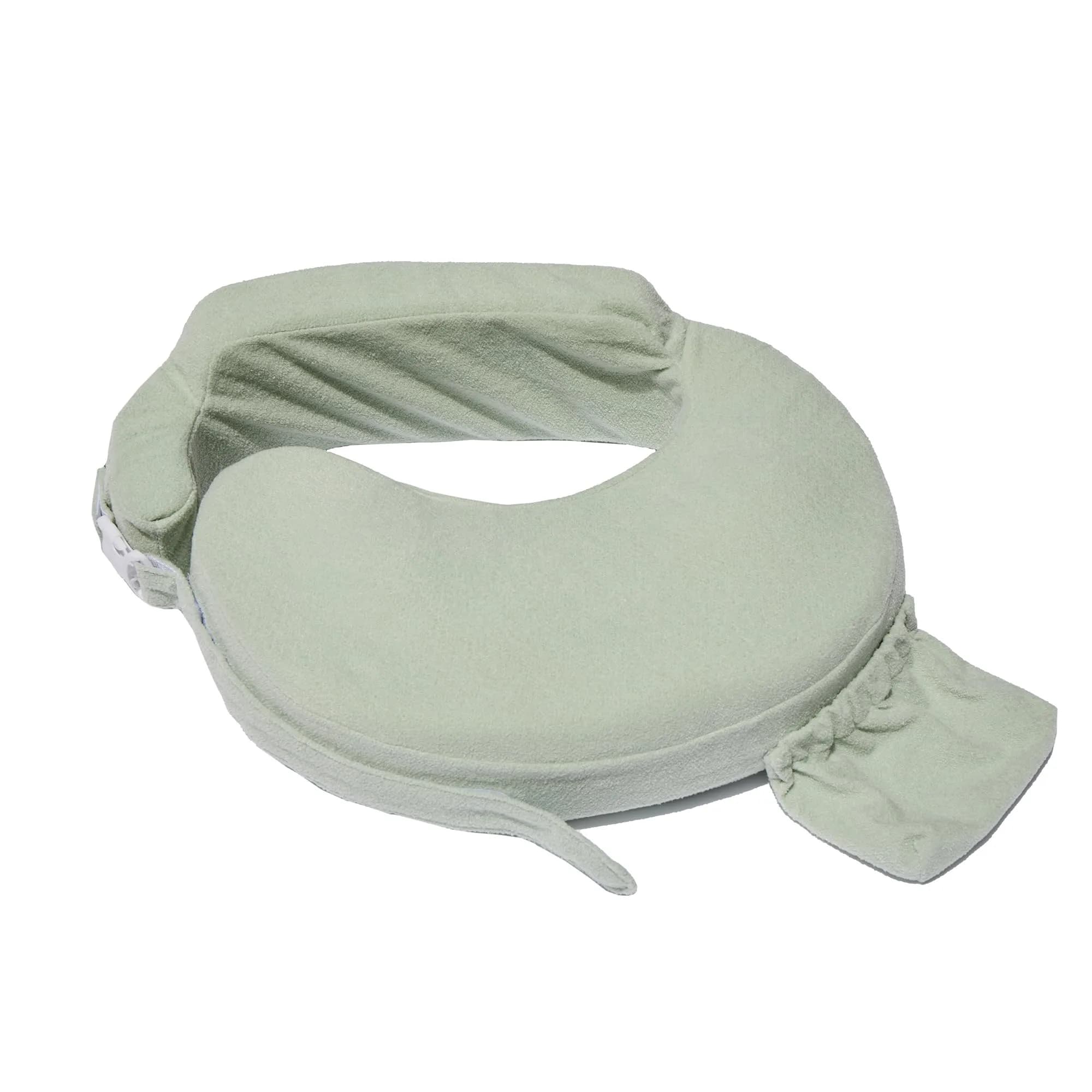 My Brest Friend Nursing Pillow - Deluxe - Aqua | Supportive, Durable & Eco-Friendly for Breastfeeding — Spring Green