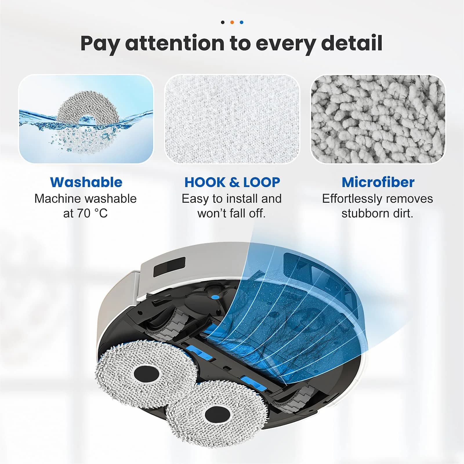 KTNAid 22 Pcs Accessories Kit for ECOVACS DEEBOT T30S, T30S PRO/AI/AI CARE Vacuum | Replacement Parts for Robot Vacuums - view 5