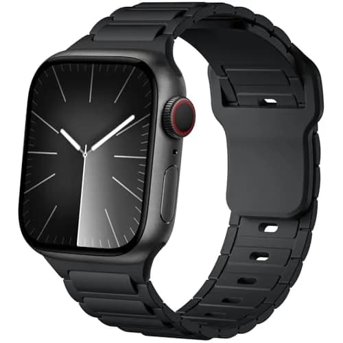 Lenrao Silicone Sport Band Compatible with Apple Watch Series 8/9/10 44mm-49mm | Waterproof & Comfortable thumbnail 1
