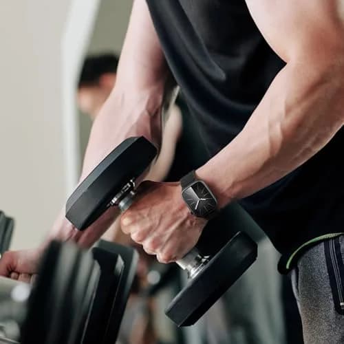 Lenrao Silicone Sport Band Compatible with Apple Watch Series 8/9/10 44mm-49mm | Waterproof & Comfortable thumbnail 6