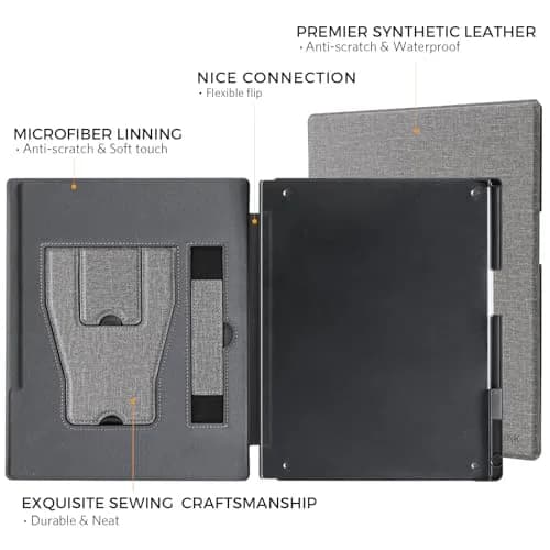 CoBak Stand Case for Remarkable 2 Paper Tablet 10.3" | Protective Book Folio with Hand Strap thumbnail 4