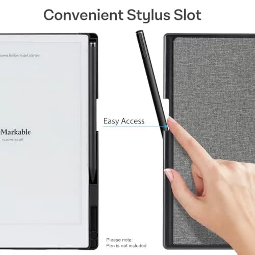 CoBak Stand Case for Remarkable 2 Paper Tablet 10.3" | Protective Book Folio with Hand Strap thumbnail 2
