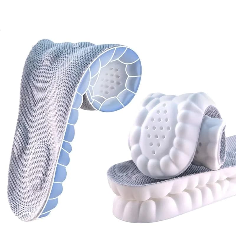 Generic Cloud Soles for Men & Women | 4D Cloud Technology Arch Support Shoe Inserts (Gray, XL) — Gray / Men: 6.5-7/Women: 8-8.5