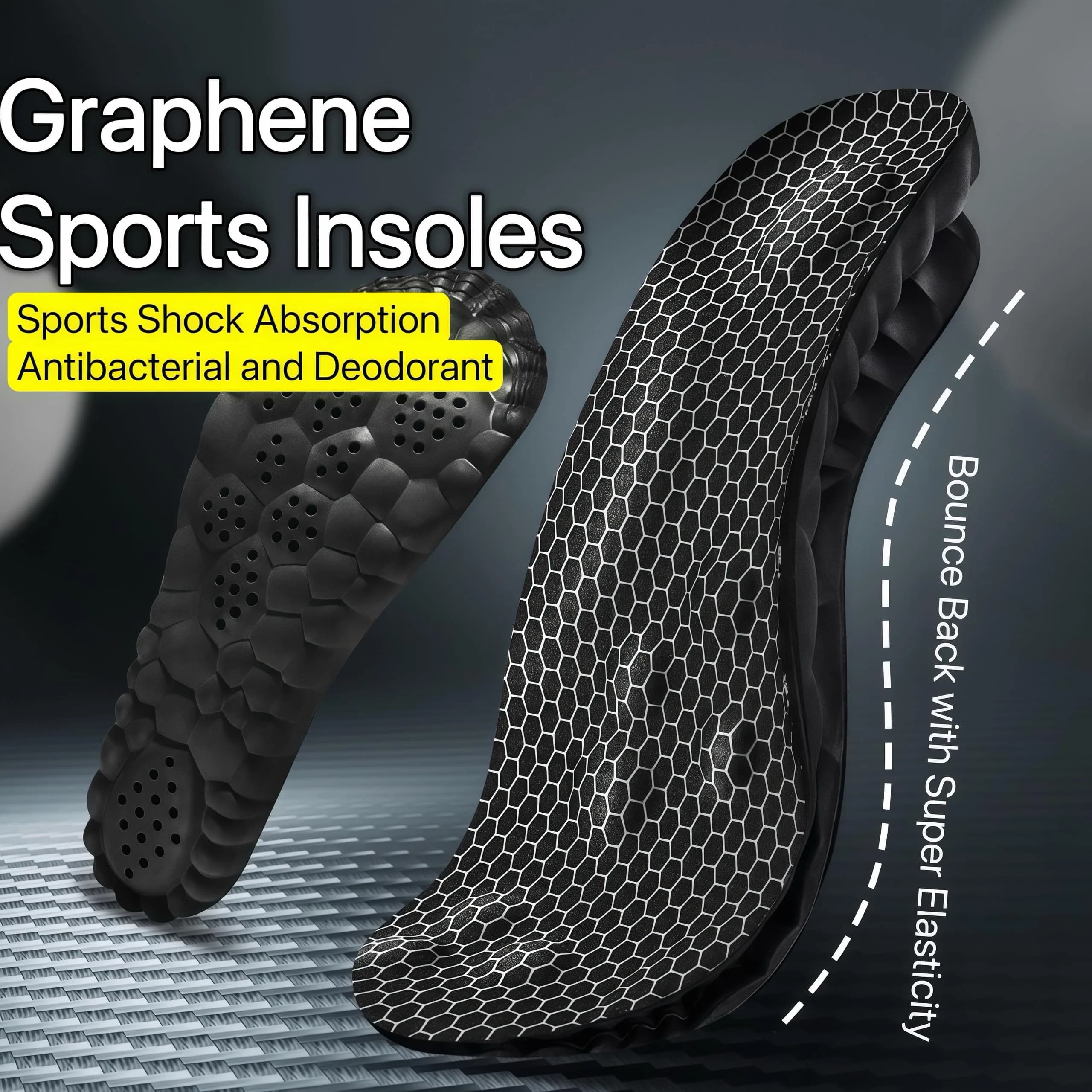 Generic Black Cloud Soles Shoe Inserts for Men & Women | Foot Pain Relief & Shock Absorption - view 6