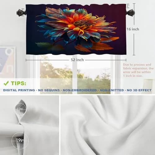 Shrahala Black 2 Pack Curtain | Blackout Thermal Insulated Rod Pocket Window Treatment thumbnail 5