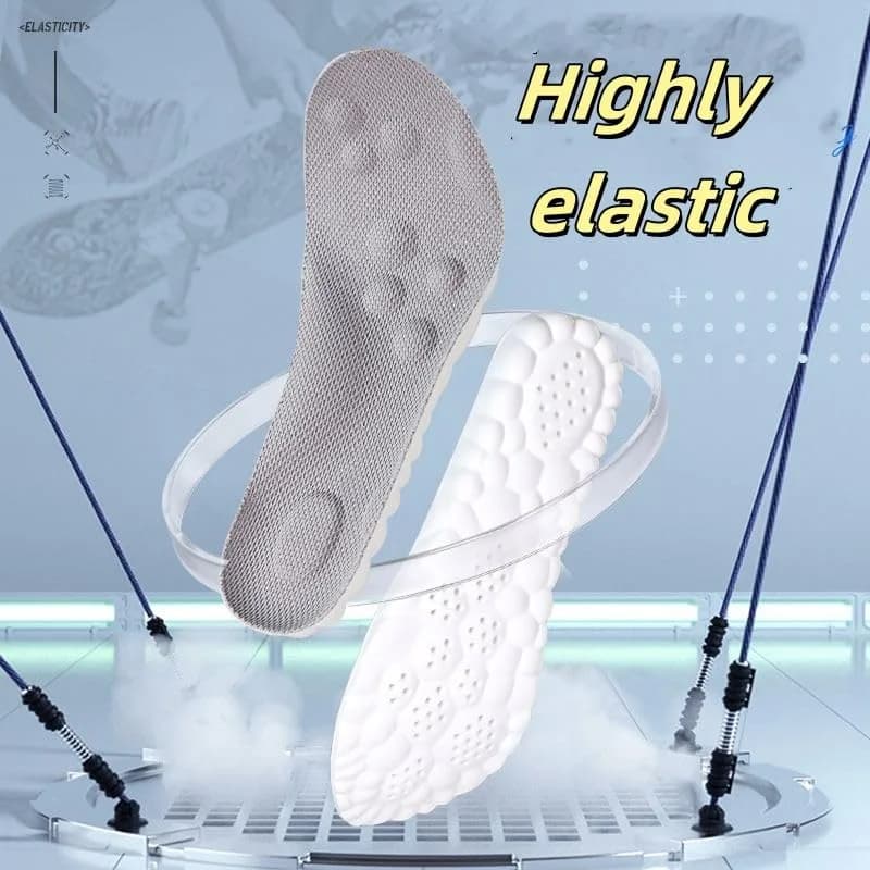 Generic Cloud Soles for Men & Women | 4D Cloud Technology Arch Support Shoe Inserts (Gray, XL) - view 5