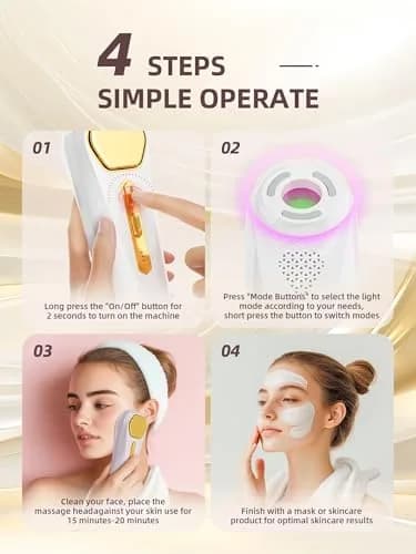 INTEO Microcurrent Facial Machine 2328 | Skin Glow & Anti-Aging (120 chars) thumbnail 5