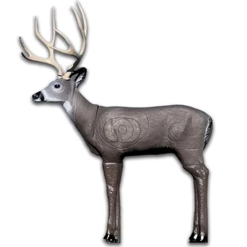 Delta McKenzie 1/3rd Size Mule Deer 3D Archery Target - Premium Pro-Foam Self-Healing Bowhunting Practice Target with Scoring Rings - Realistic, Portable 16lb Deer Target for Compound & Crossbows thumbnail 1