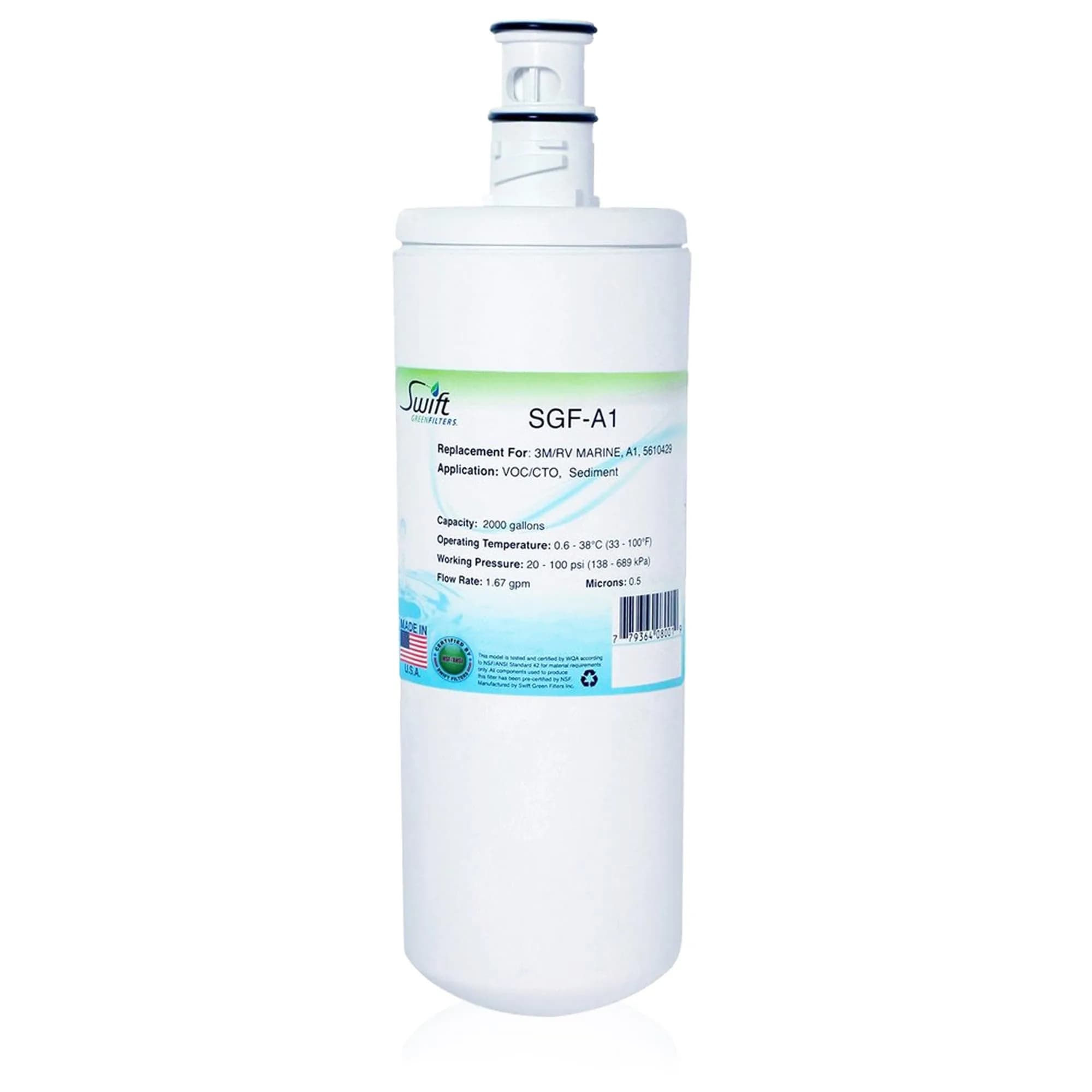 Swift Green Filters SGF-A1 Compatible Commercial Water Filter 6 Pack | Superior Contaminant Reduction - main product image