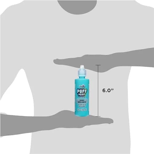 TULIP Puff Paint Slick Blazin Blue 4 Fl Oz | Textured Fabric & Textile Paint for Crafts thumbnail 6
