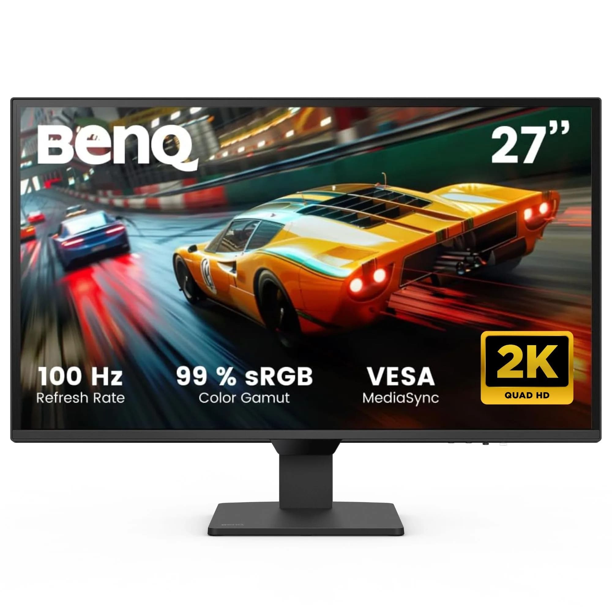 BenQ GW2790Q 27” 2K QHD IPS Eye-Care Monitor | 100Hz, Brightness Intelligence, Low Blue Light Plus — Black