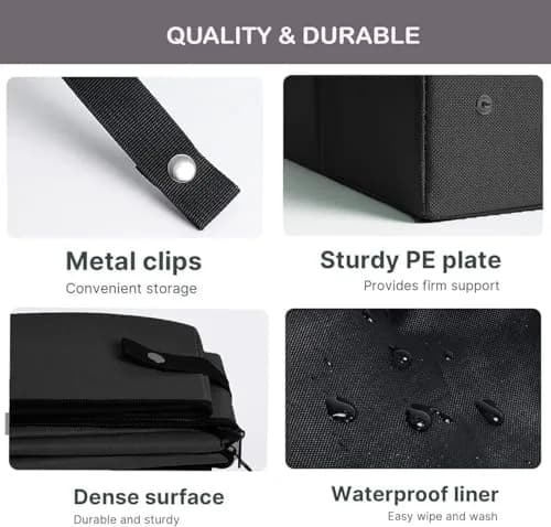 SDYQD Portable Cat Travel Litter Box Foldable Waterproof 16”L x 12.6”W x 6”H | No Leakage & Odour Control thumbnail 4