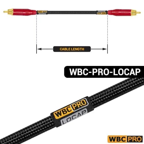 WORLDS BEST CABLES 2.5 Foot RCA Audio Cable Pair Low-Capacitance 14pF/ft | Audiophile & Pro-Grade thumbnail 4