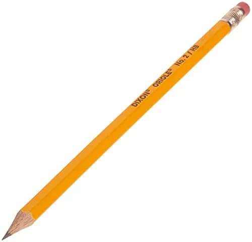 Dixon Oriole Woodcase Presharpened Pencil, HB #2, Yellow, 36 Count | Smooth Writing & Clean Corrections thumbnail 4