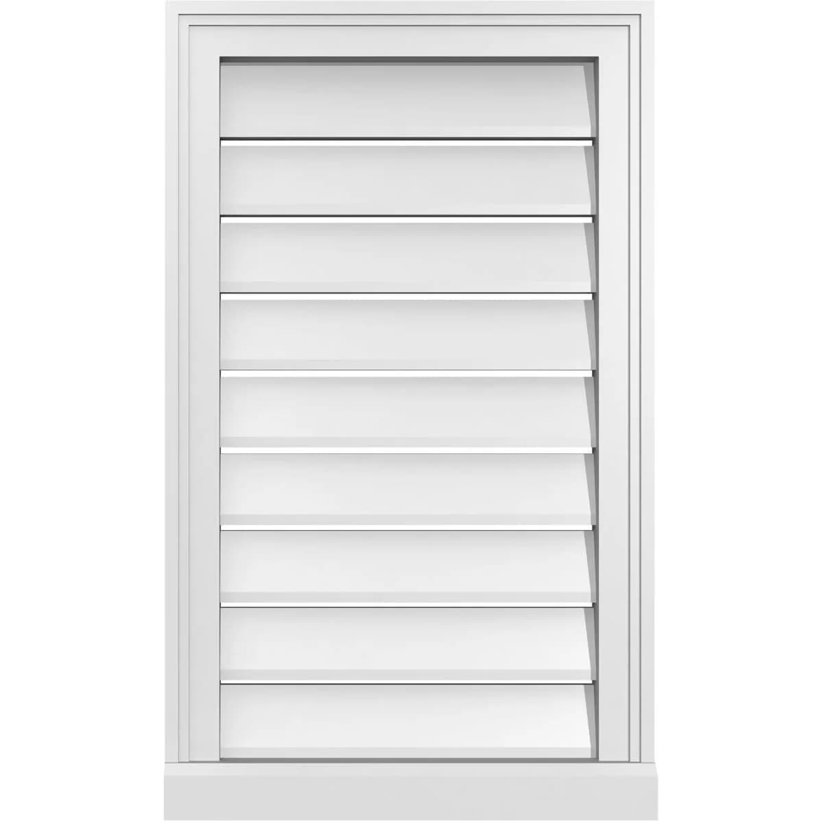 Signature Urethane 18"W x 30"H Rectangle Gable Vent | Durable, Energy-Efficient, Easy Install