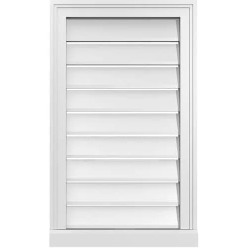Signature Urethane 18"W x 30"H Rectangle Gable Vent | Durable, Energy-Efficient, Easy Install thumbnail 1