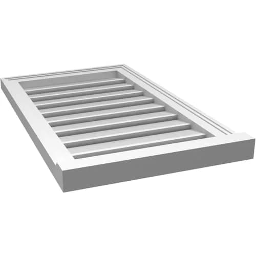Signature Urethane 18"W x 30"H Rectangle Gable Vent | Durable, Energy-Efficient, Easy Install thumbnail 5